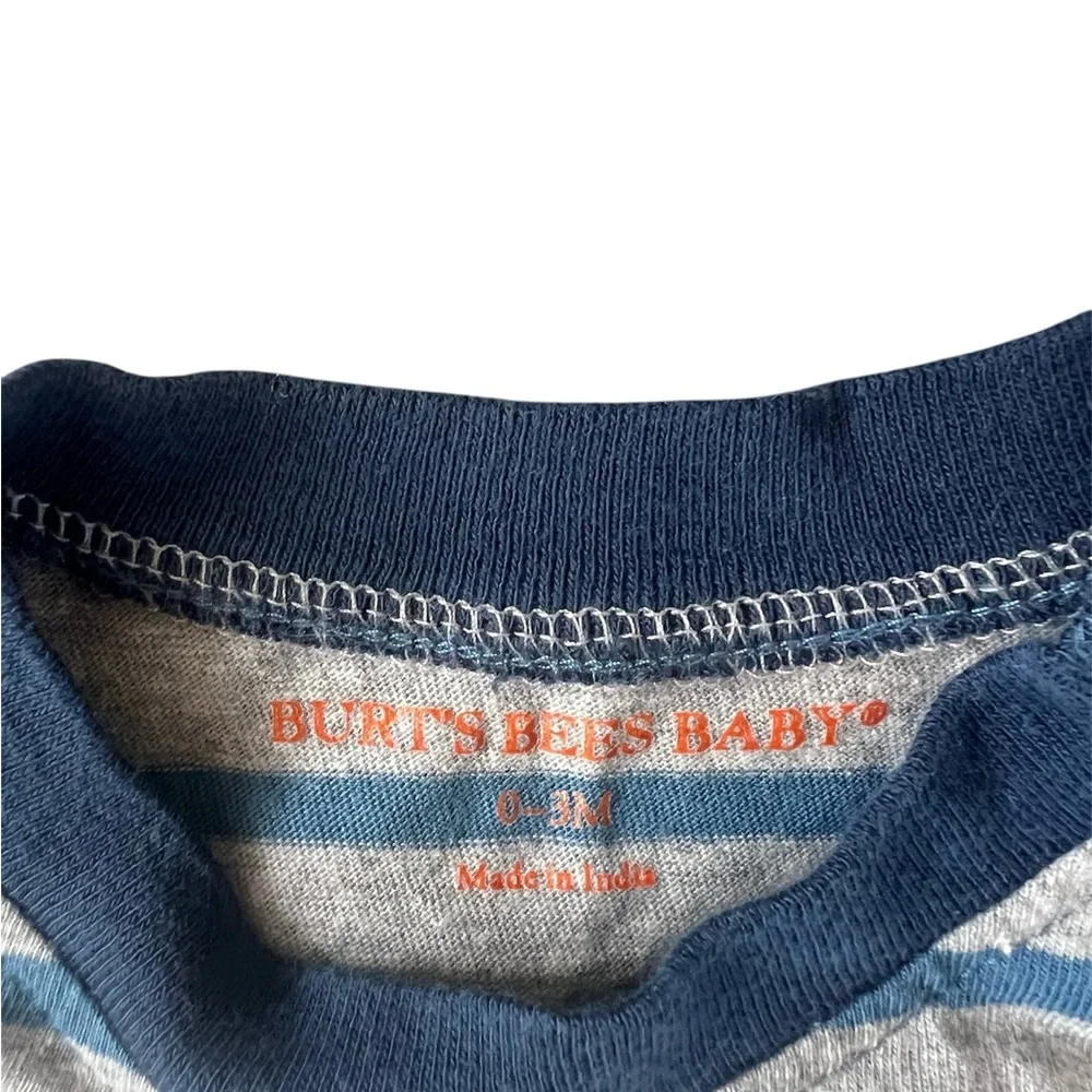 Burt’s Bees Striped Layer Onesie | 0-3M